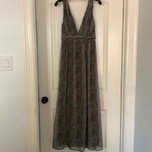 YA Los Angeles snake print, maxi dress SZ M.